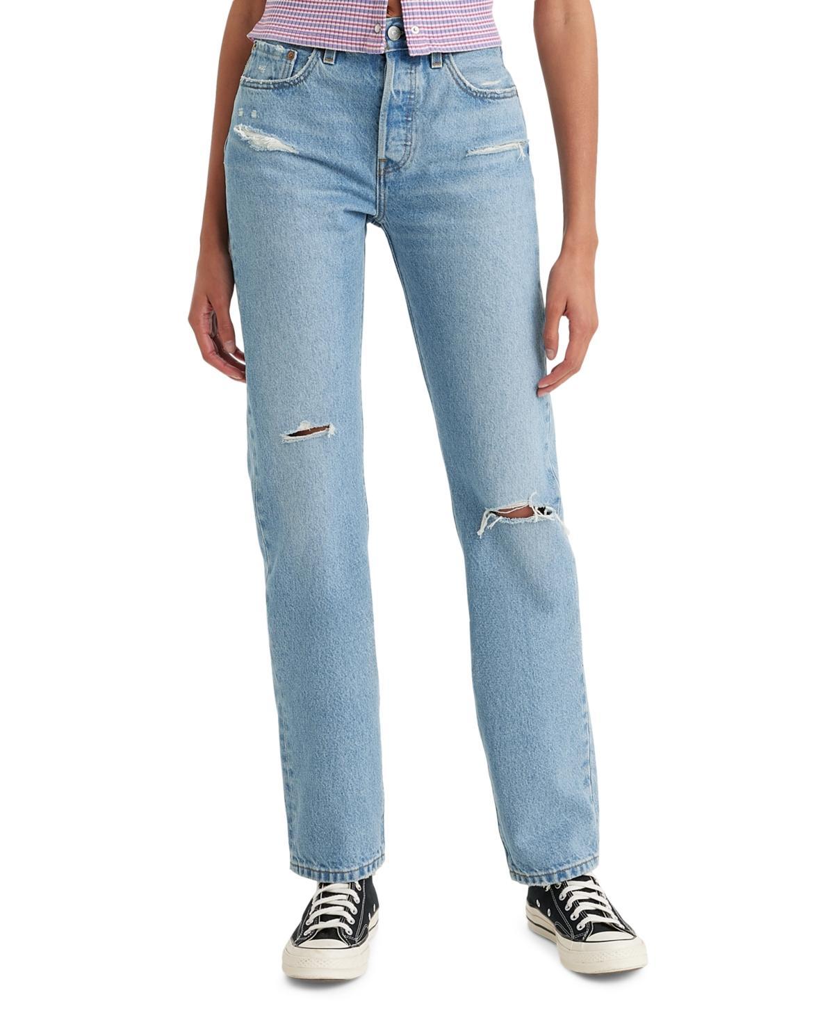 Women's 501 Original-Fit Straight-Leg Jeans Product Image