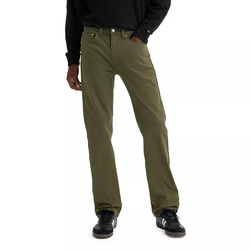 Mens Levis 506 Comfort Straight Jeans Olive Black Dream Product Image