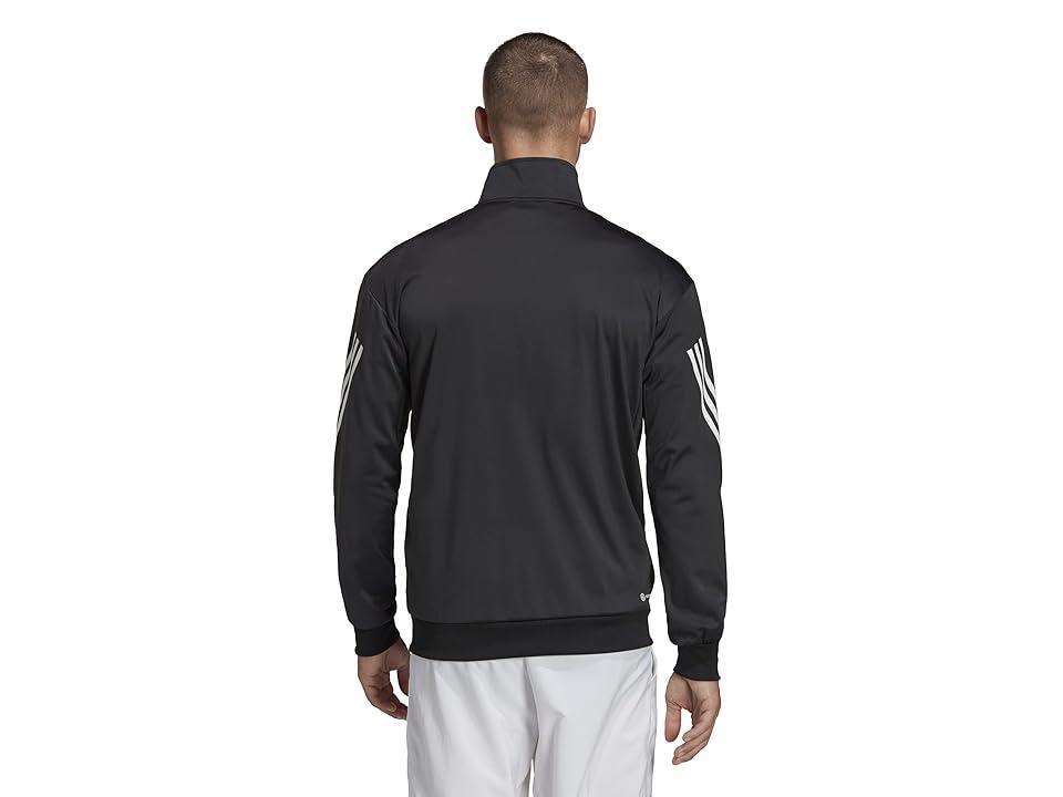 adidas 3-Stripes Knit Tennis Jacket Men's Clothing Product Image