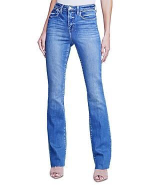 LAGENCE Ruth Raw Hem Straight Leg Jeans Product Image