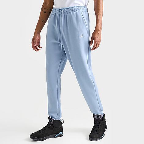 Jordan Mens Jordan Essentials Fleece Pants - Mens White/Blue Grey Product Image