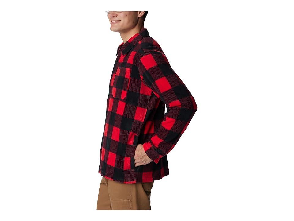 Columbia Steens Mountain Printed Shirt Jacket (Mountain Check Print) Men's Clothing Product Image