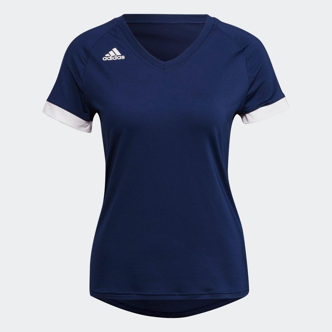 adidas Quickset Jersey Royal Blue S Womens Product Image