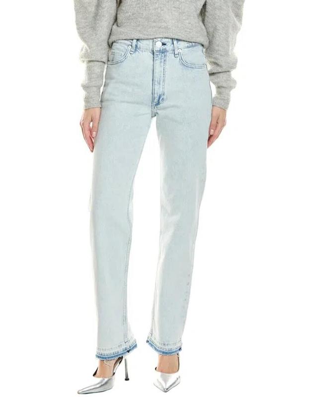 Hattie Mid Rise Straight Leg Jeans In Blue Product Image