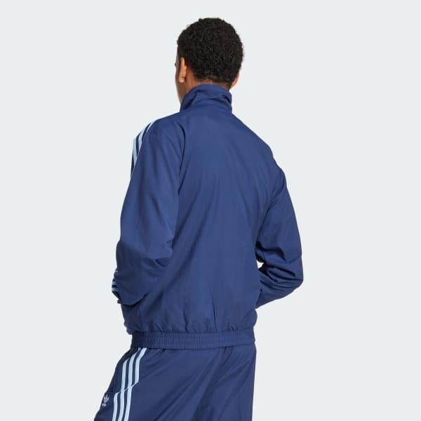 adidas Adicolor Woven Firebird Track Top Trace Brown XS Mens Product Image