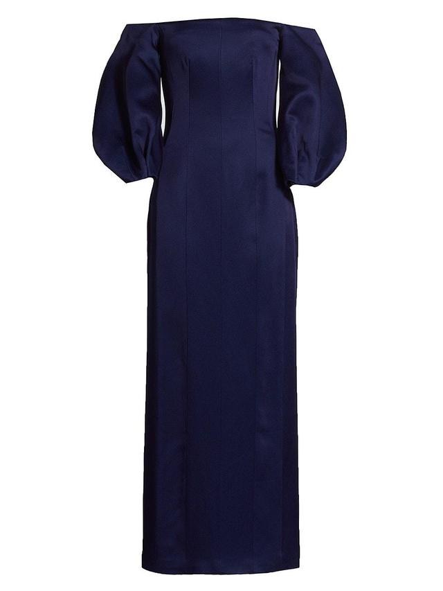 Womens Ponza Satin Gown Product Image