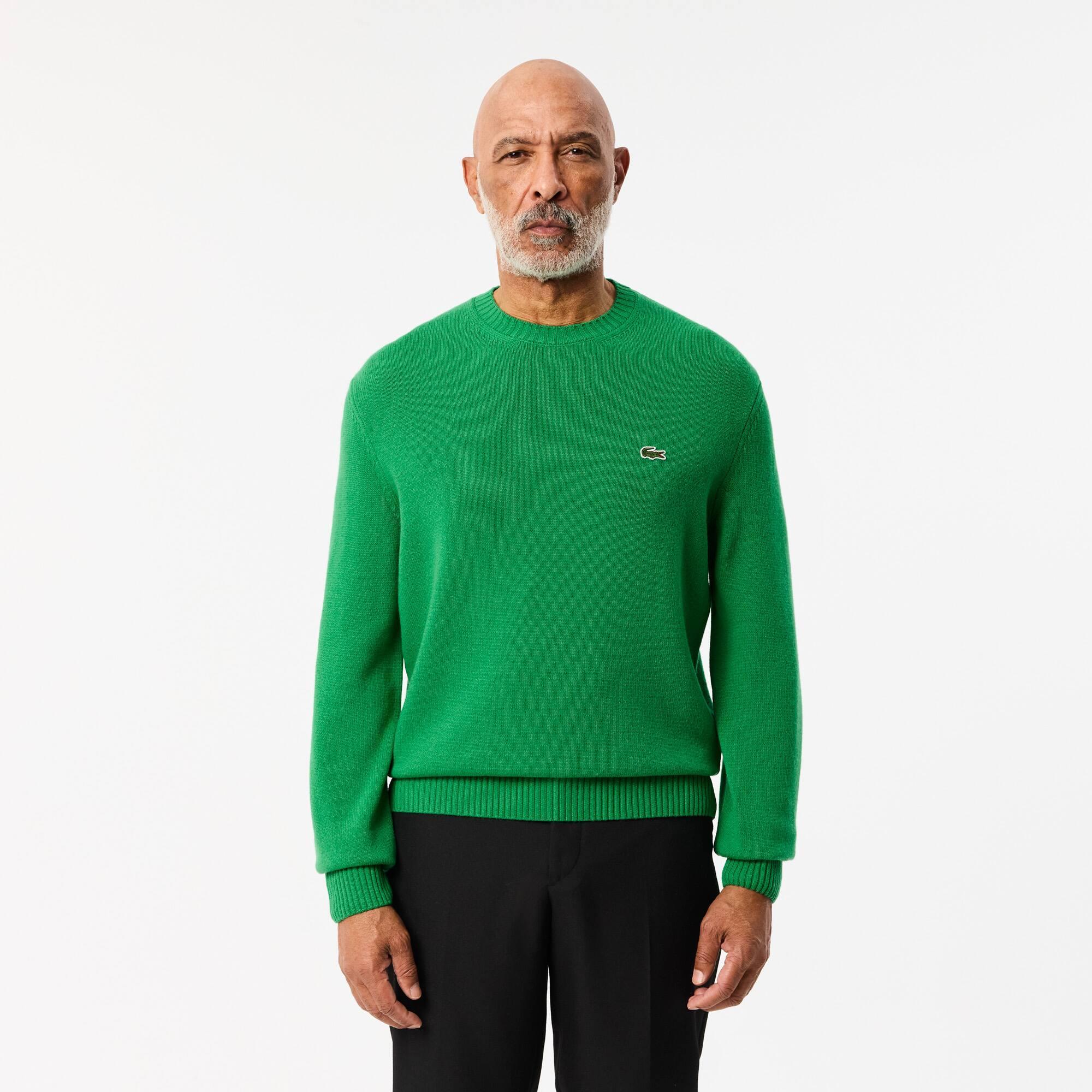 Carded Wool Crew Neck Sweater Product Image