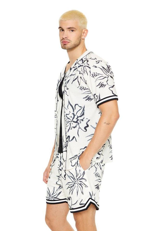 Floral Print Baseball Jersey | Forever 21 Product Image