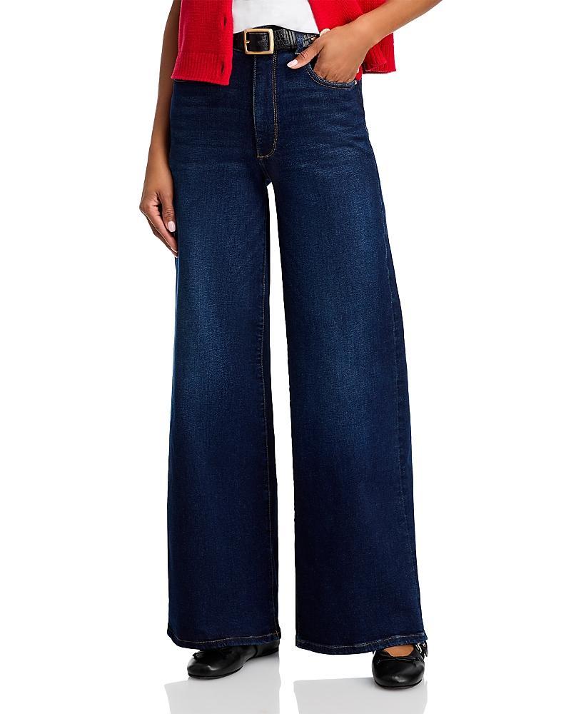 Womens Hepburn Wide Leg High Rise Jeans Product Image