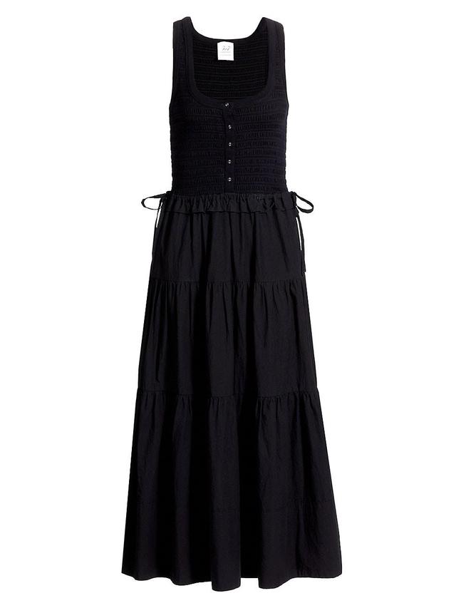 Womens Hali Smocked Midi-Dress Product Image