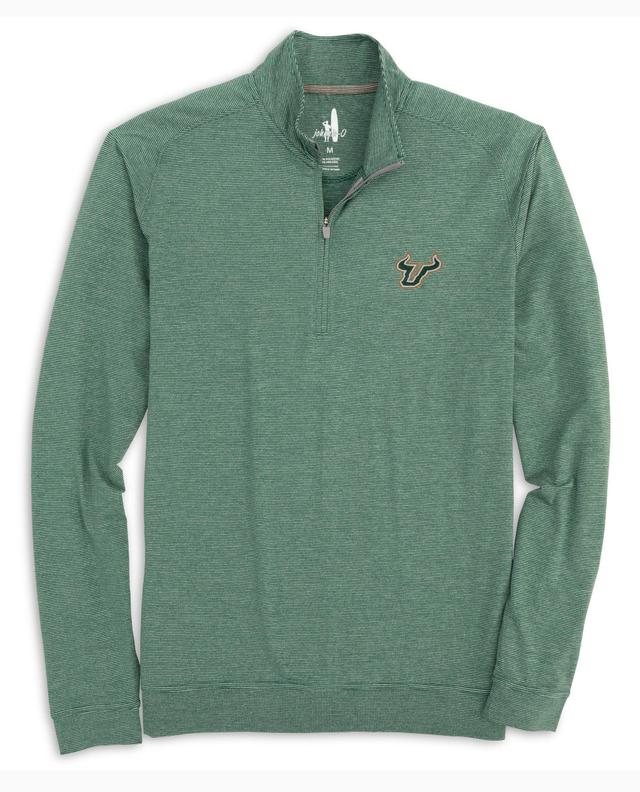 South Florida Vaughn Striped Performance 1/4 Zip Product Image