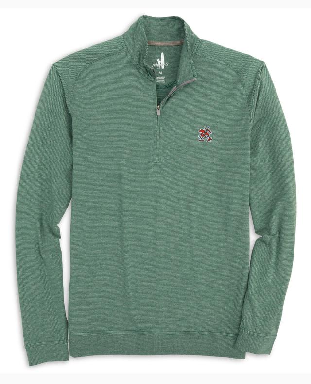 Baylor Vaughn Striped Performance 1/4 Zip Product Image