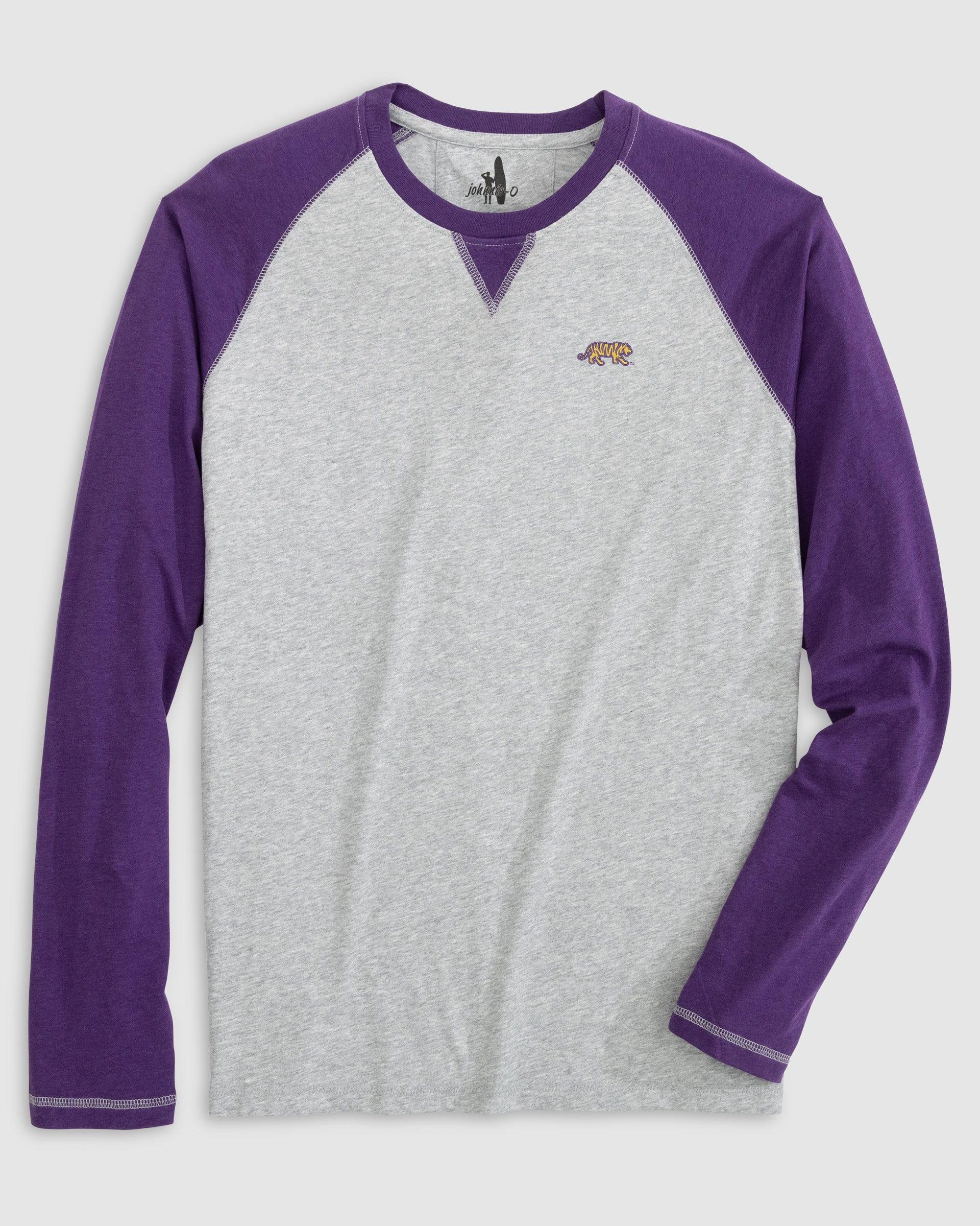 johnnie-O Texas Christian Alsen Long Sleeve Baseball Tee Product Image