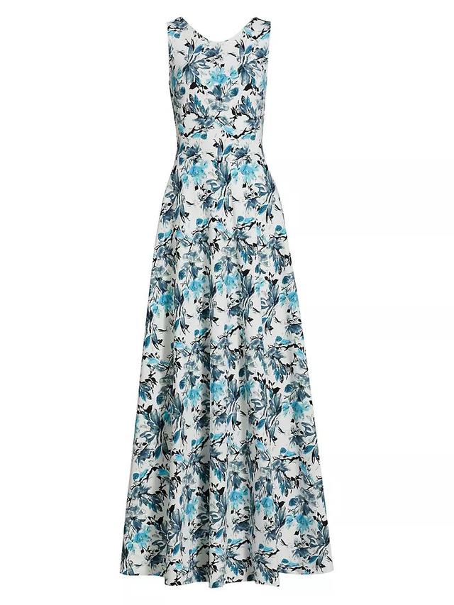 Cardi Printed Gown Product Image