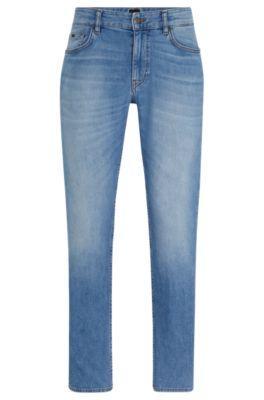 HUGO BOSS Slim-fit Jeans In Blue Super-soft Stretch Denim Product Image