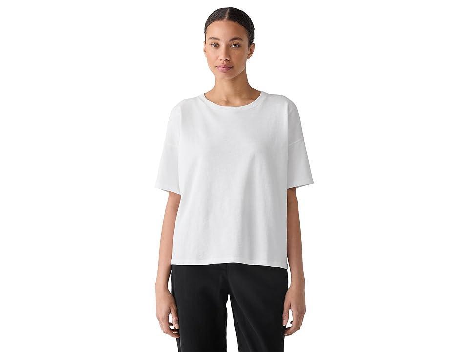 Eileen Fisher Crew Neck Short Sleeve Box Top Women's Clothing product image