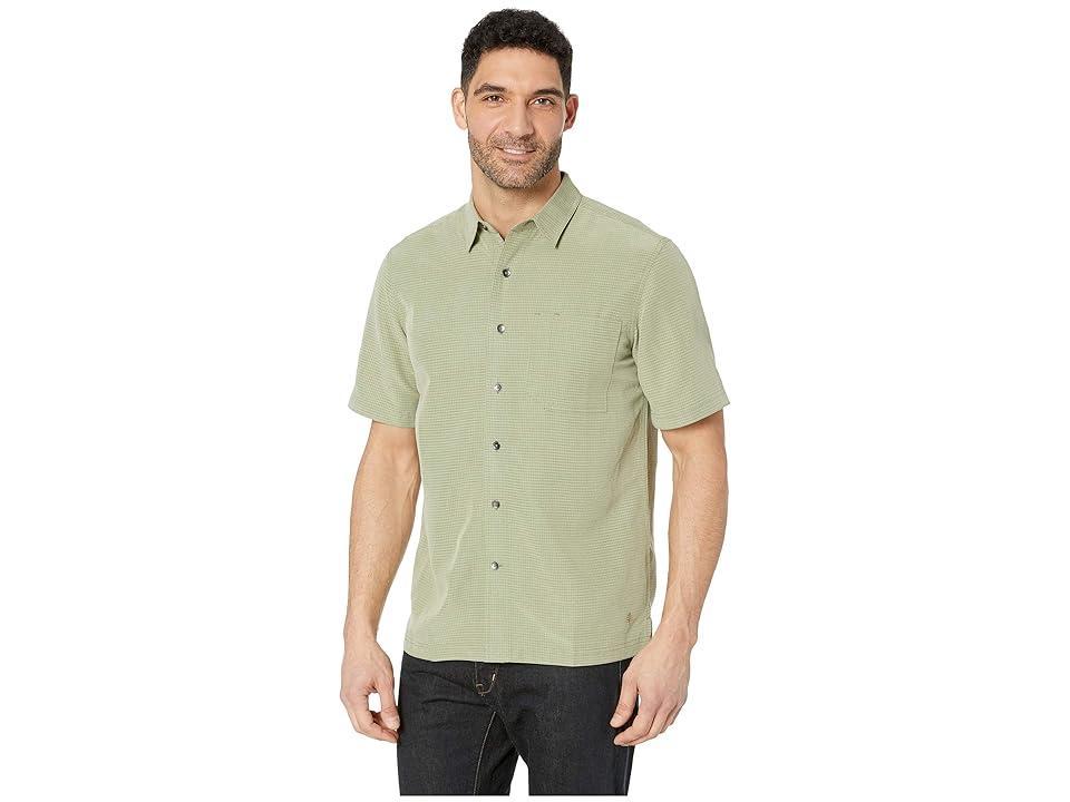 Royal Robbins Desert Pucker S/S (Light Olive 1) Men's Short Sleeve Button Up Product Image