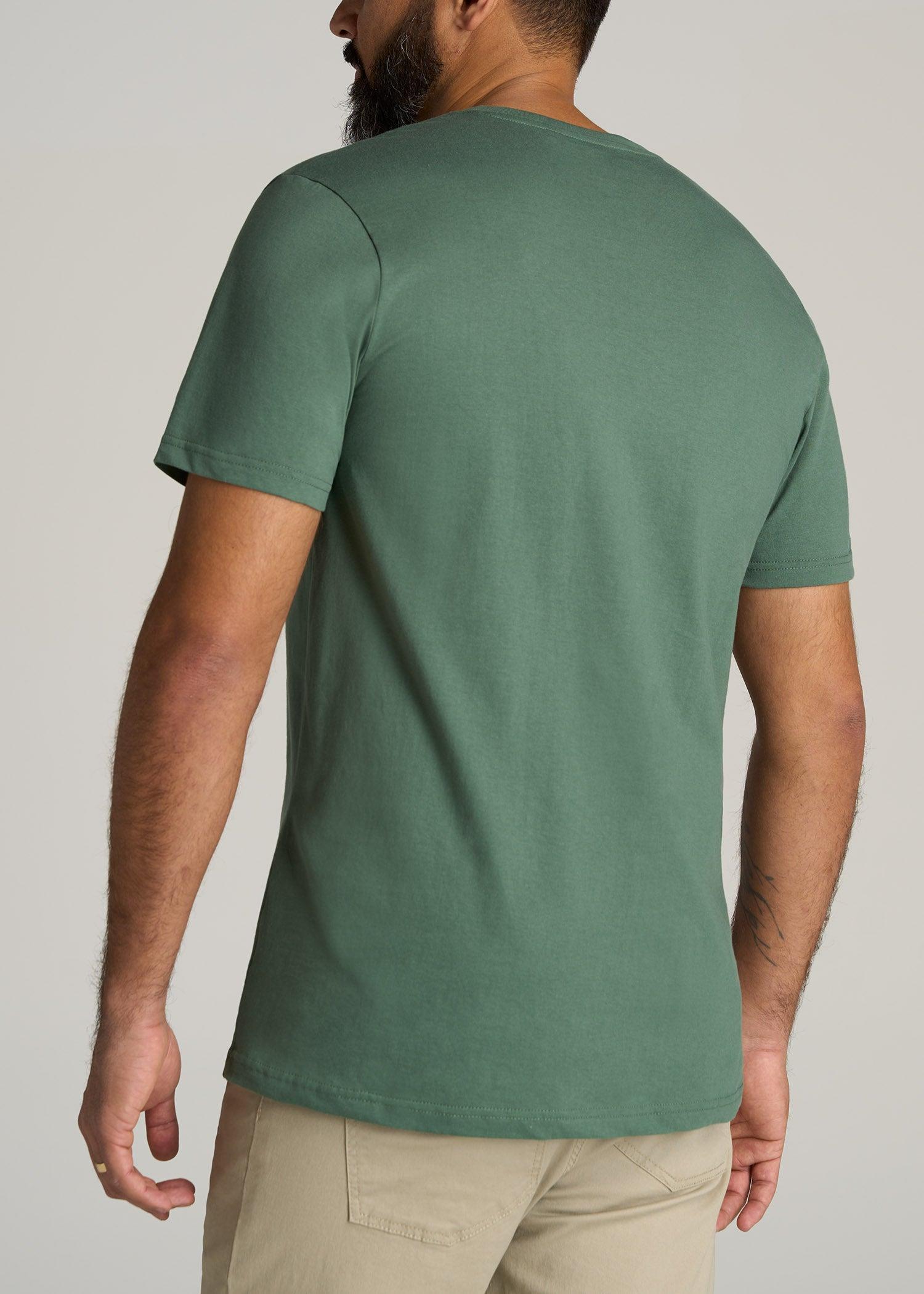 The Everyday REGULAR-FIT V-Neck Tall Men's T-Shirt in Forest Green Male Product Image