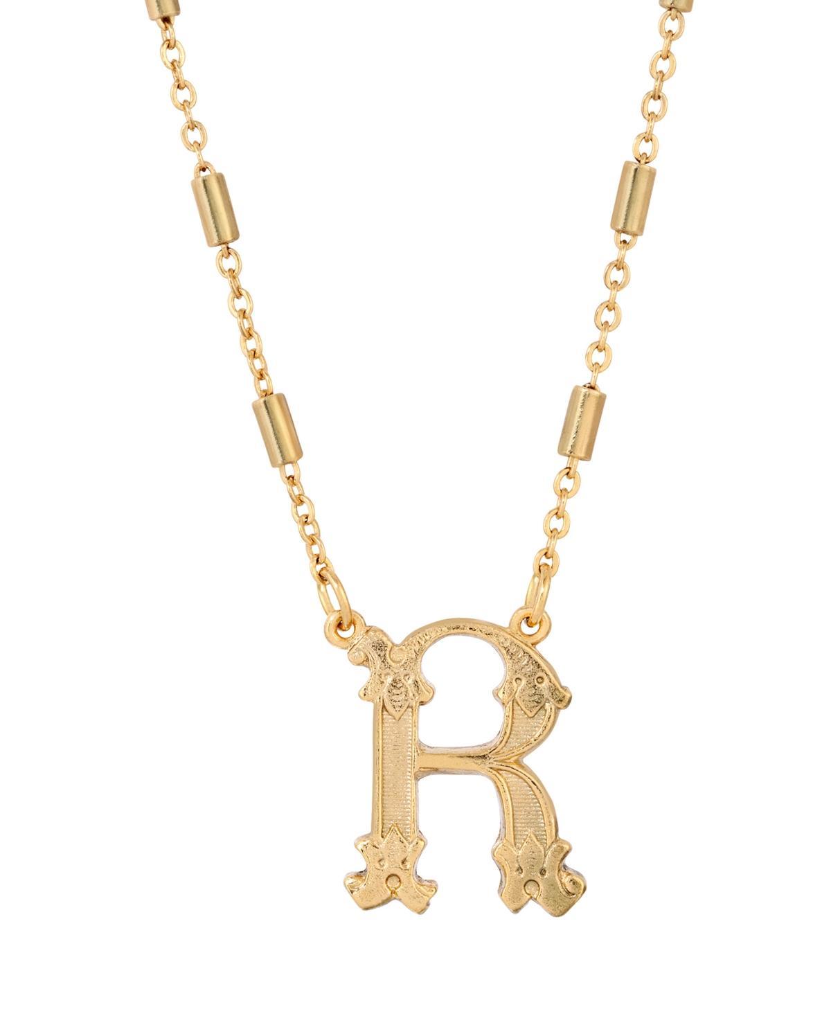 1928 Tone Initial W Pendant Necklace Product Image