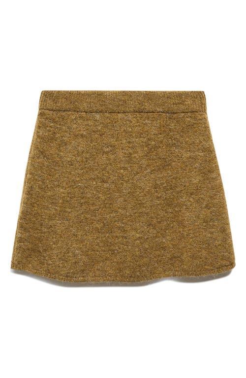 MANGO Brushed Knit Miniskirt Product Image