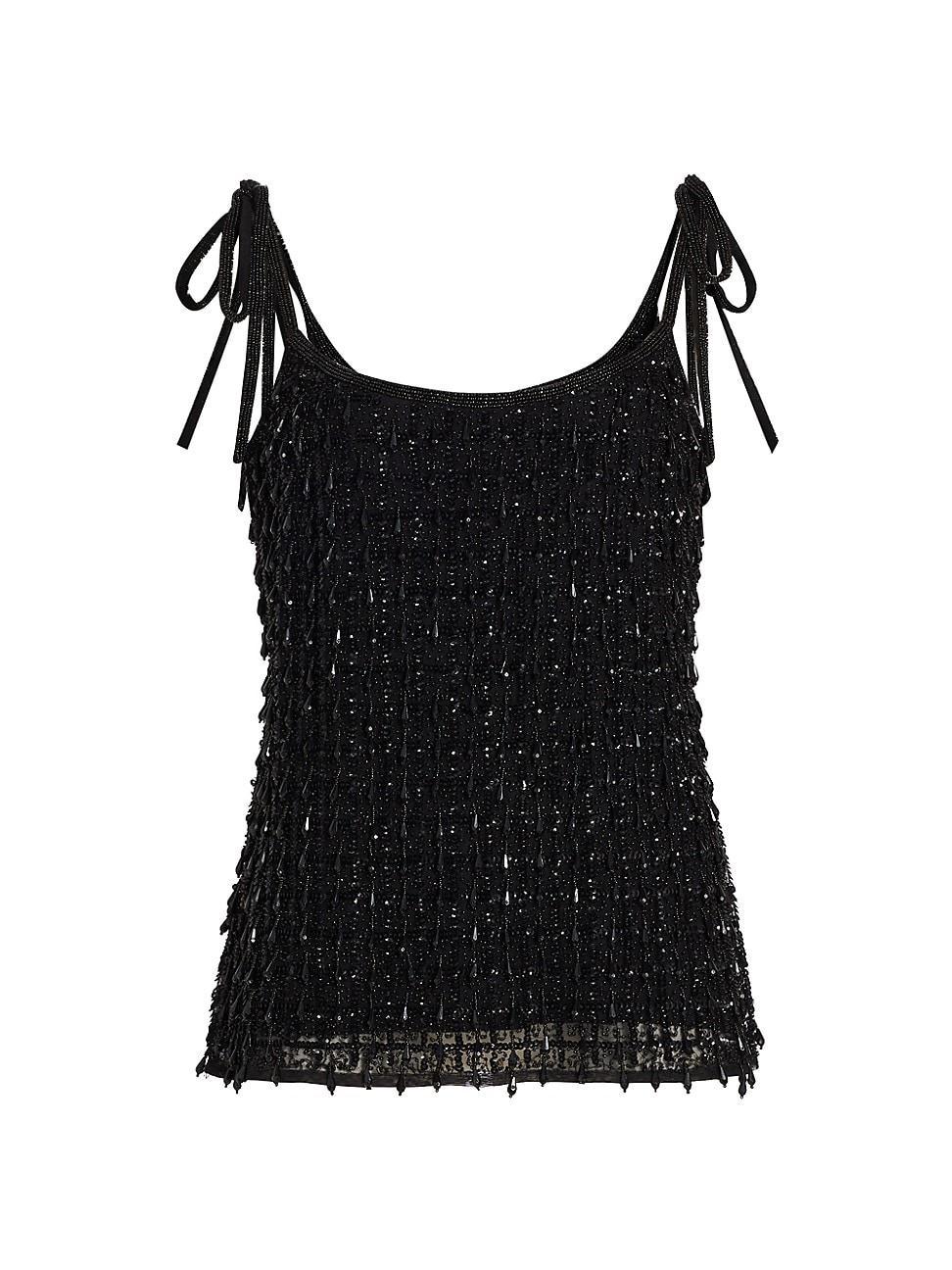 Womens Separates Crystal-Embellished Cami Top Product Image