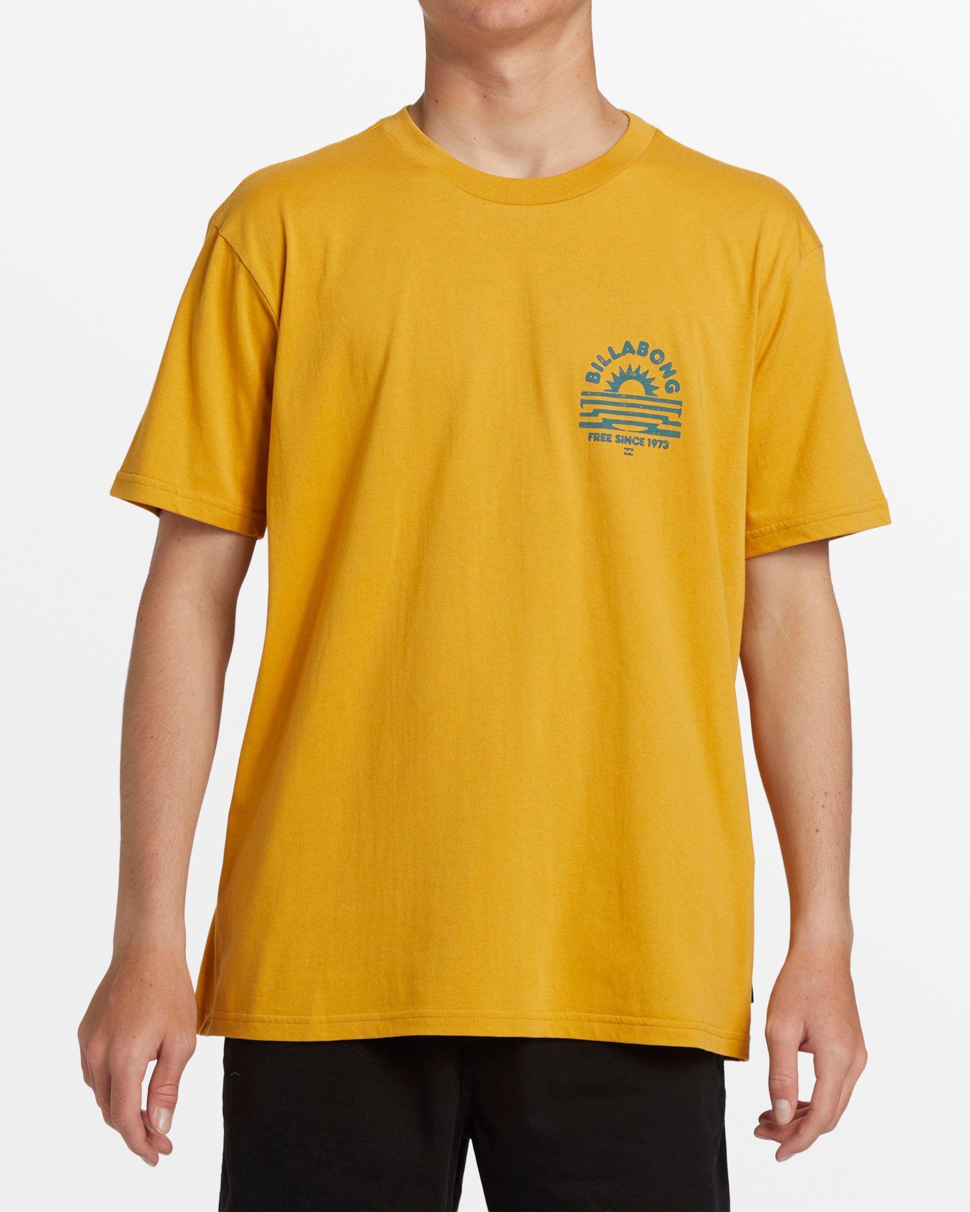 Fractal T-Shirt - Mustard Male Product Image