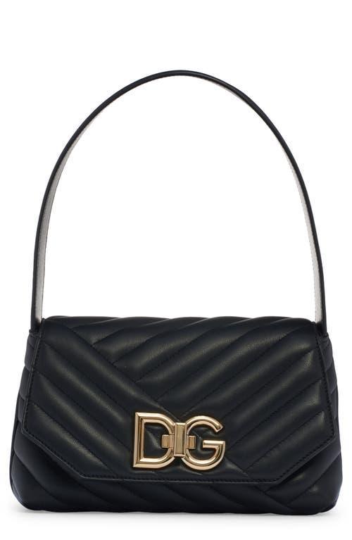 Dolce & Gabbana Lop DG Logo Quilted Leather Shoulder Bag Product Image