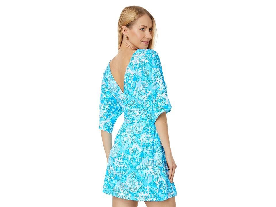 Lilly Pulitzer Parigi Skort Romper (Amalfi Sunny State Of Mind) Women's Jumpsuit & Rompers One Piece Product Image