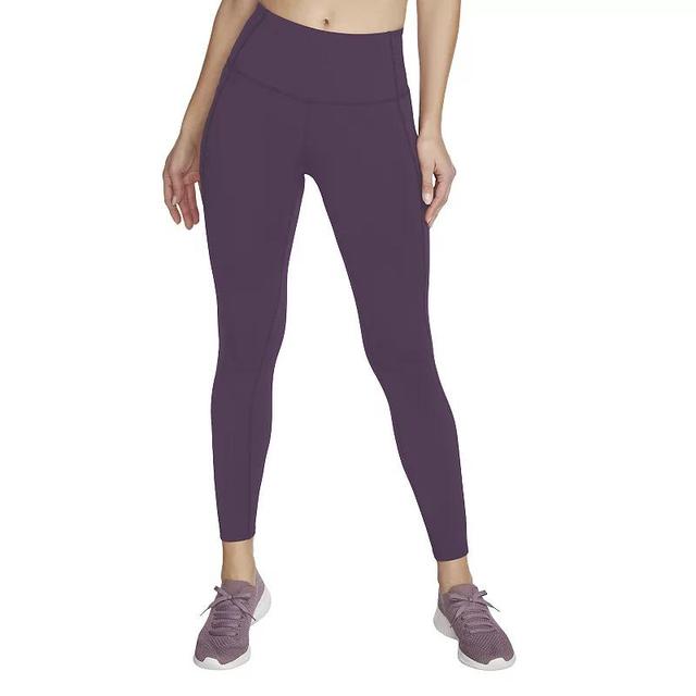 Womens Skechers GOWALK GOFLEX High-Waisted Leggings Grey Gray Product Image