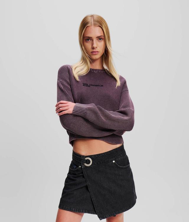 KLJ ACID-WASH SWEATER Product Image