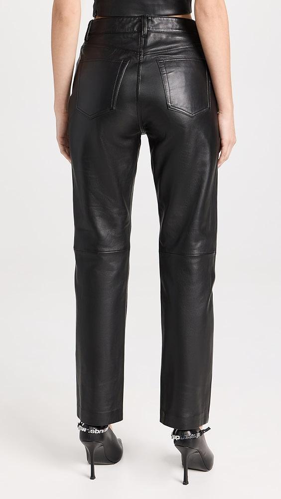 Reformation Veda Leather Cynthia Pants | Shopbop Product Image