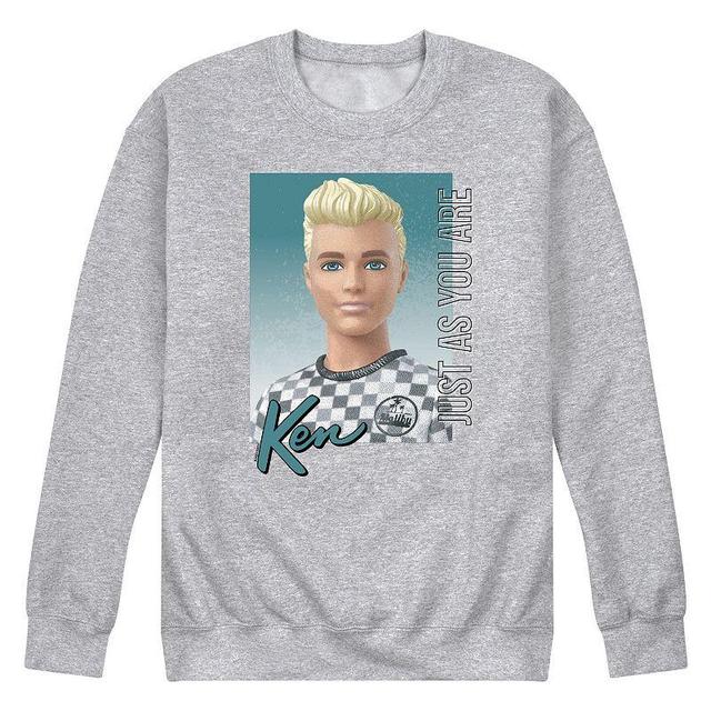 Mens Barbie Ken Just As You Are Fleece Sweatshirt Product Image