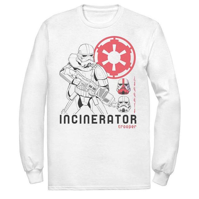 Mens Star Wars The Mandalorian Incinerator Trooper Line Art Tee Product Image