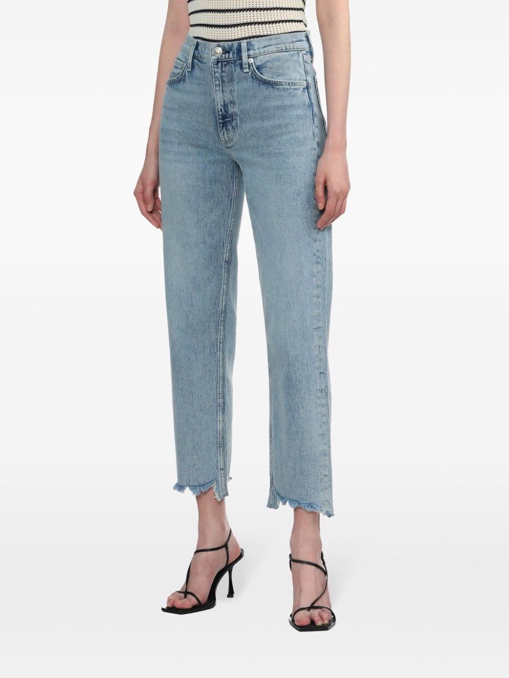 Harlow Straight-leg Jeans In Blue Product Image