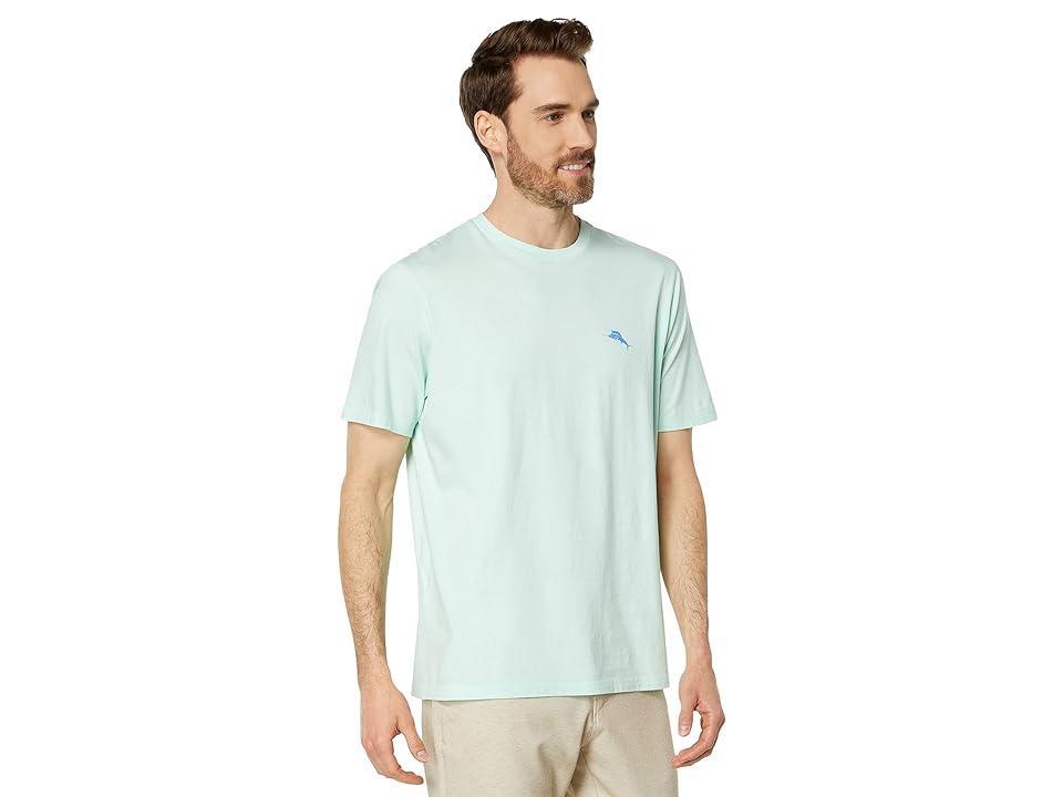 Tommy Bahama Monsterra Fade Tee (Marina) Men's Clothing Product Image