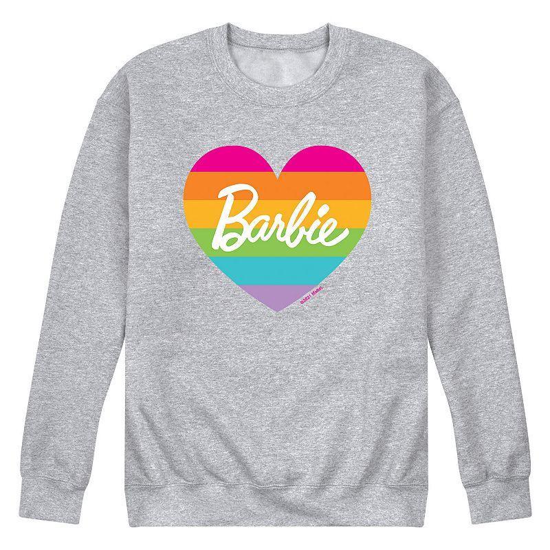 Mens Barbie Pride Rainbow Fleece Sweatshirt Product Image