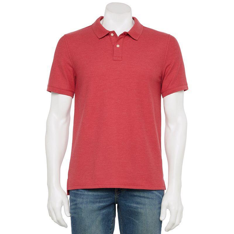 Mens Adaptive Sonoma Goods For Life Easy Dressing Pique Polo Product Image