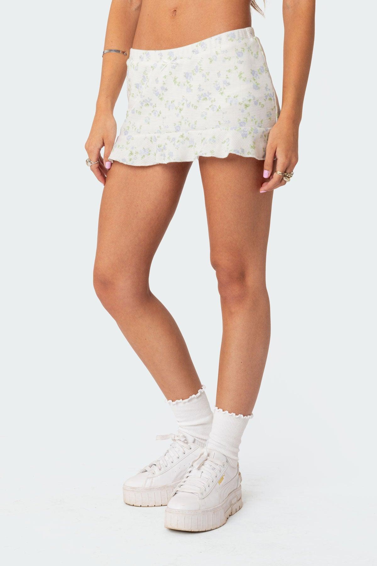 Daydream Printed Waffle Mini Skort Product Image