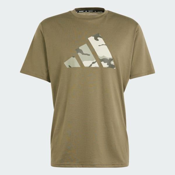 Train Essentials Seasonal Brand Love Camo Tee Product Image