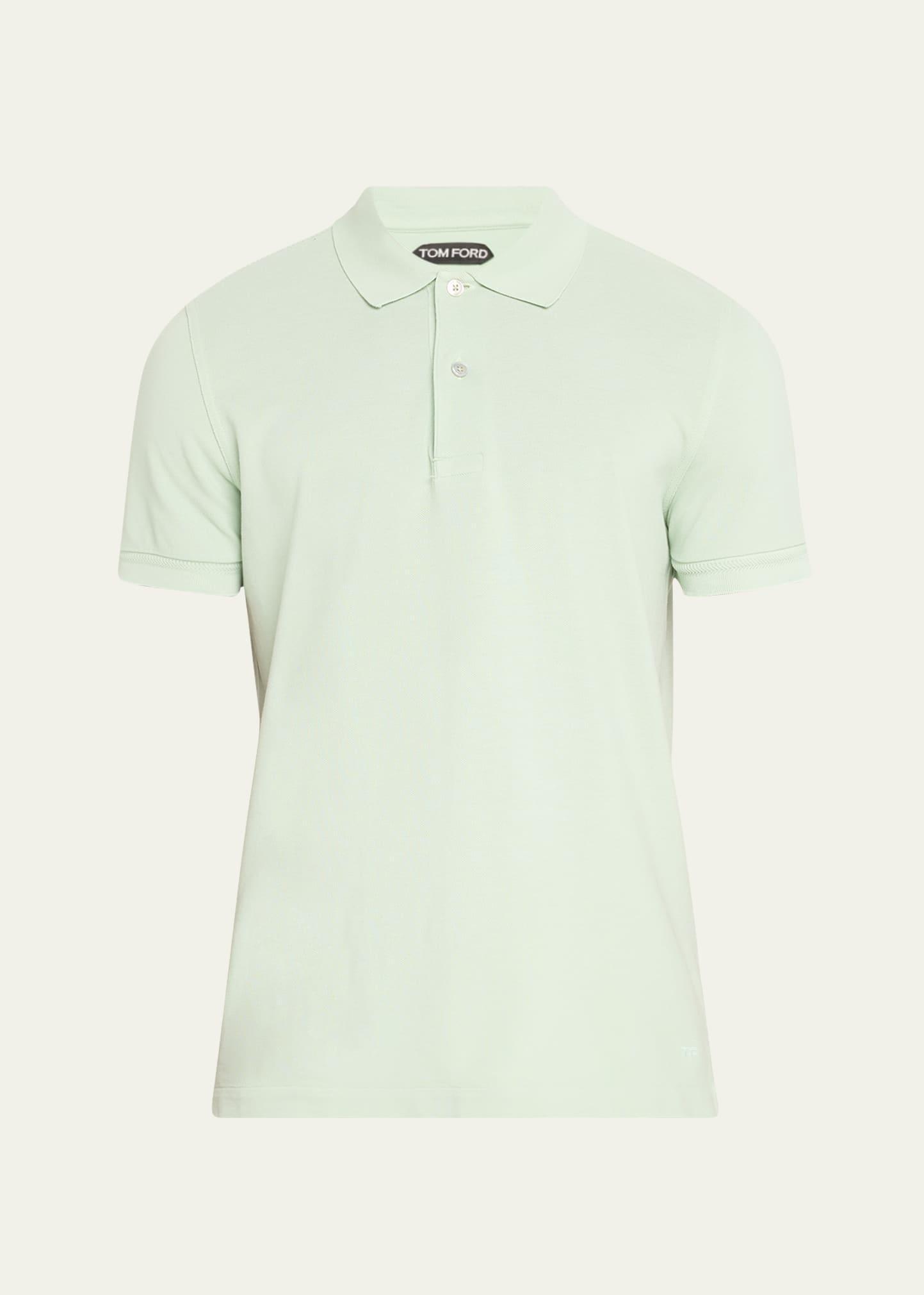 TOM FORD Short Sleeve Cotton Piqu Polo Product Image