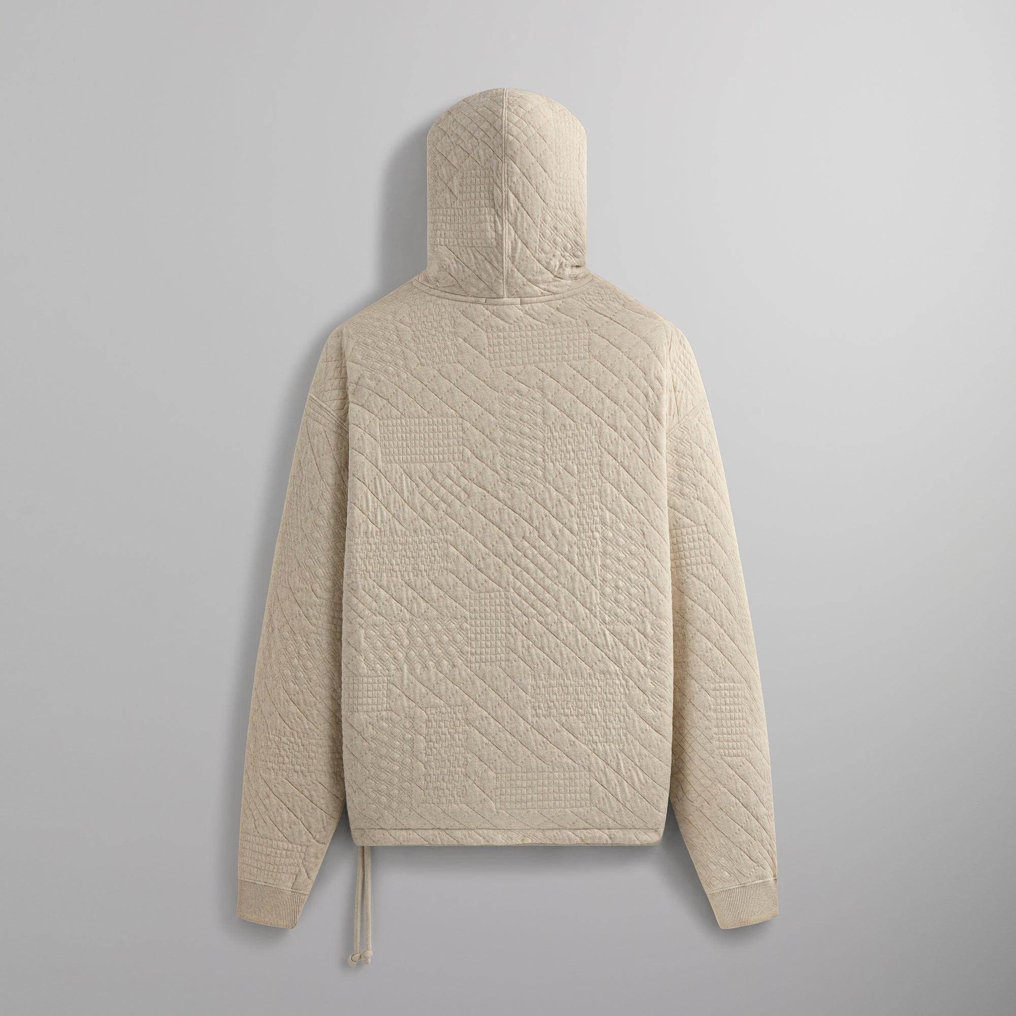 Kith Mixed Stitch Interlock Williams III Hoodie - Sandy Heather Male Product Image