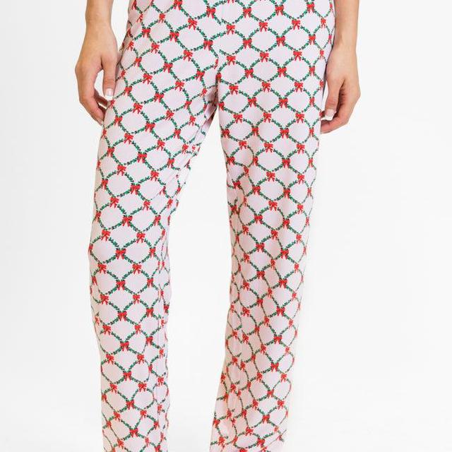 Under The Stars in Ribbons and Garland Bamboo Pajama Pants Product Image