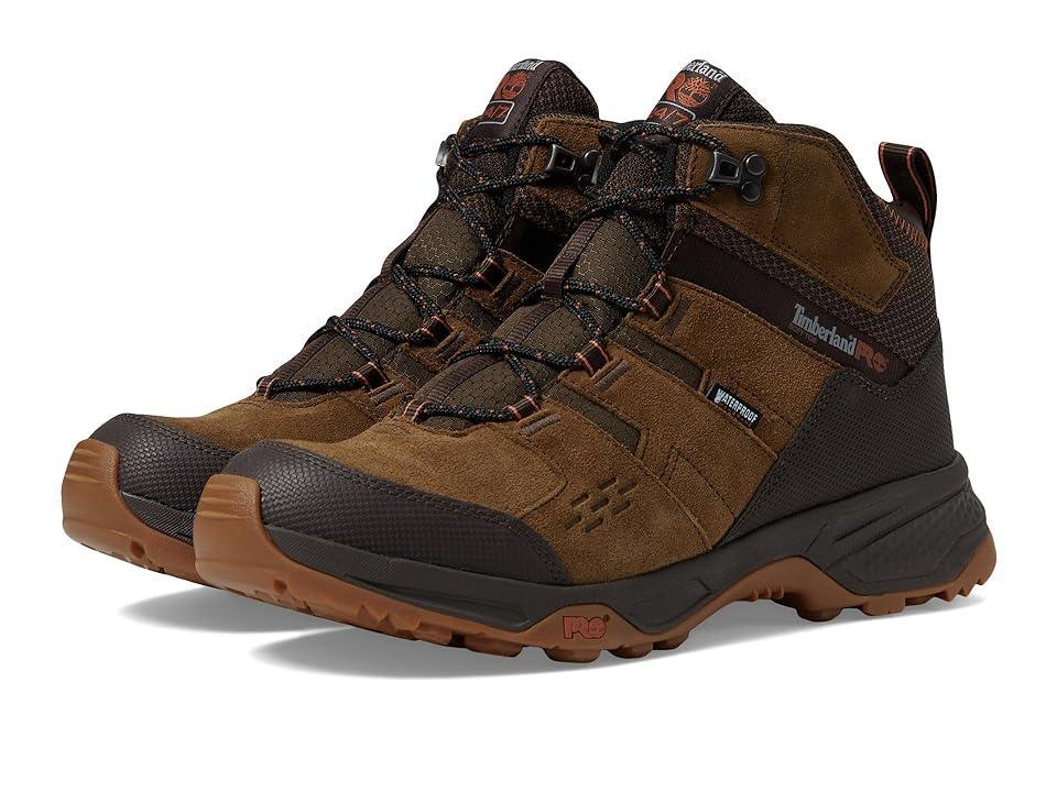 Timberland PRO Switchback LT 6 Inch Soft Toe Waterproof Industrial Work Hiker Boots Gum) Men's Work Boots Product Image