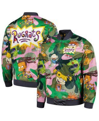 Mens Freeze Max Camo Rugrats Graphic Satin Full-Snap Jacket Product Image