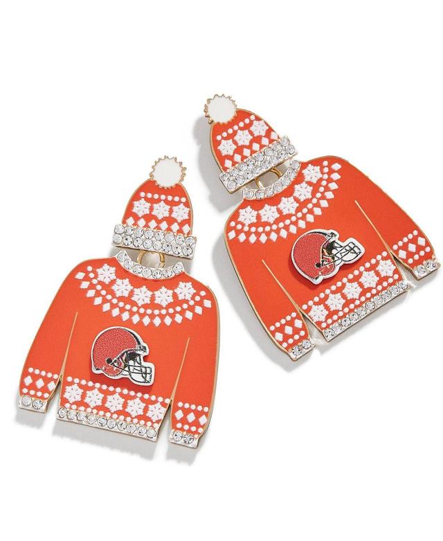 Womens Baublebar Cleveland Browns Sweater Earrings Product Image