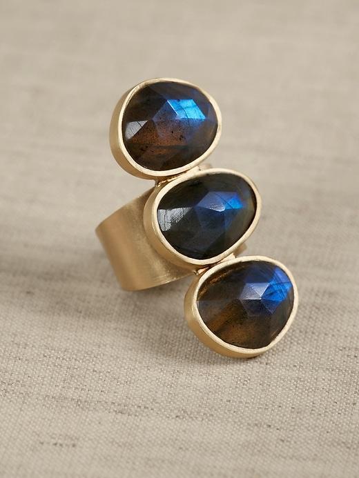 Triple-Labradorite Ring &#124 Aureus + Argent Product Image