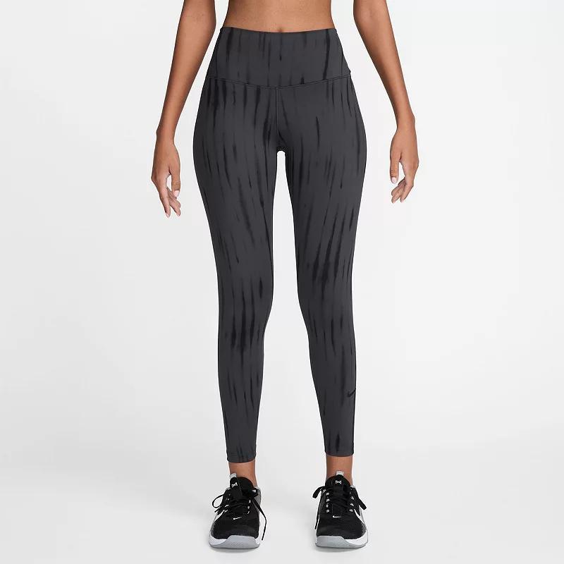 Womens Nike One High-Waisted 7/8 Printed Leggings product image