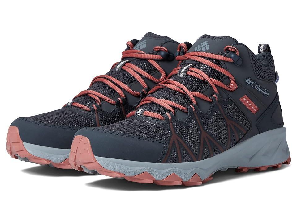 Columbia Peakfreak II Mid Outdry (Dark Grey/Dark Coral) Women's Shoes Product Image