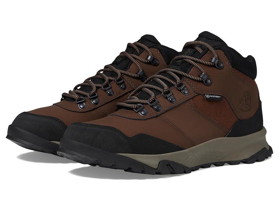 Timberland Lincoln Peak Mid Waterproof (Dark Leather) Men's Hiking Boots Product Image