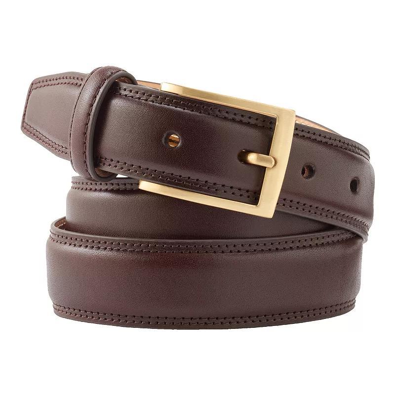 Lands End Mens Glove Leather Belt Brown Product Image